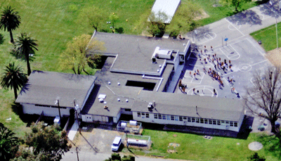 Aerial view of Winship-Robbins