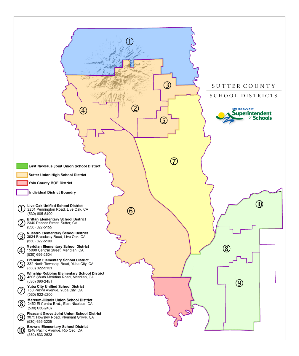 Map of our district boundaries